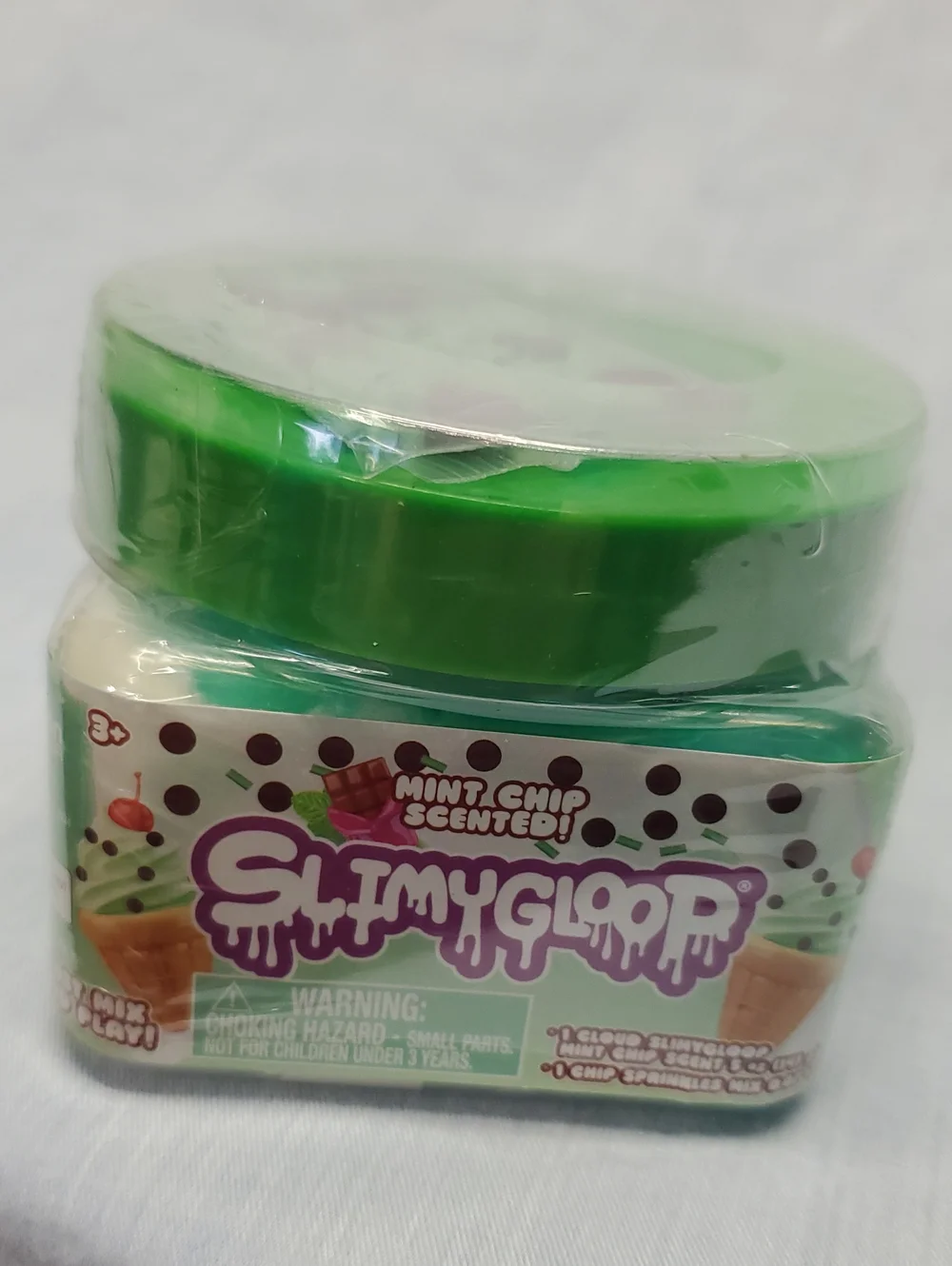 Slimy Gloop Mint Chip Scented Kids Slime - Green